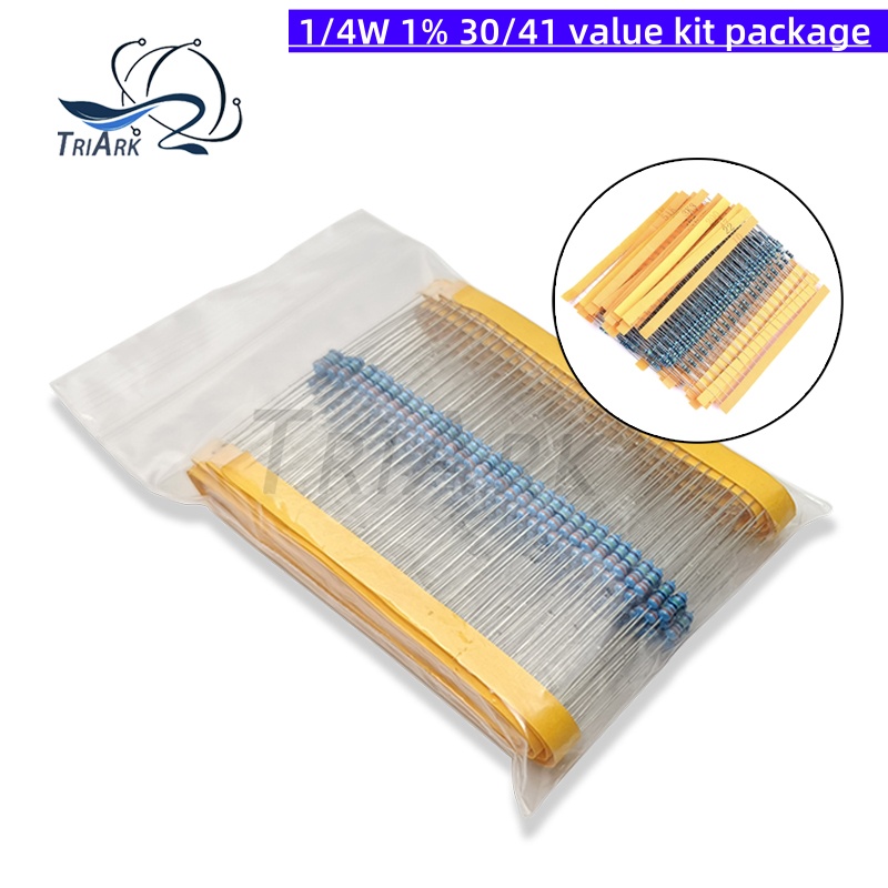 Resistor Kit 1 4W - 300/600/set 30 Kinds 1/4W 1% Resistance