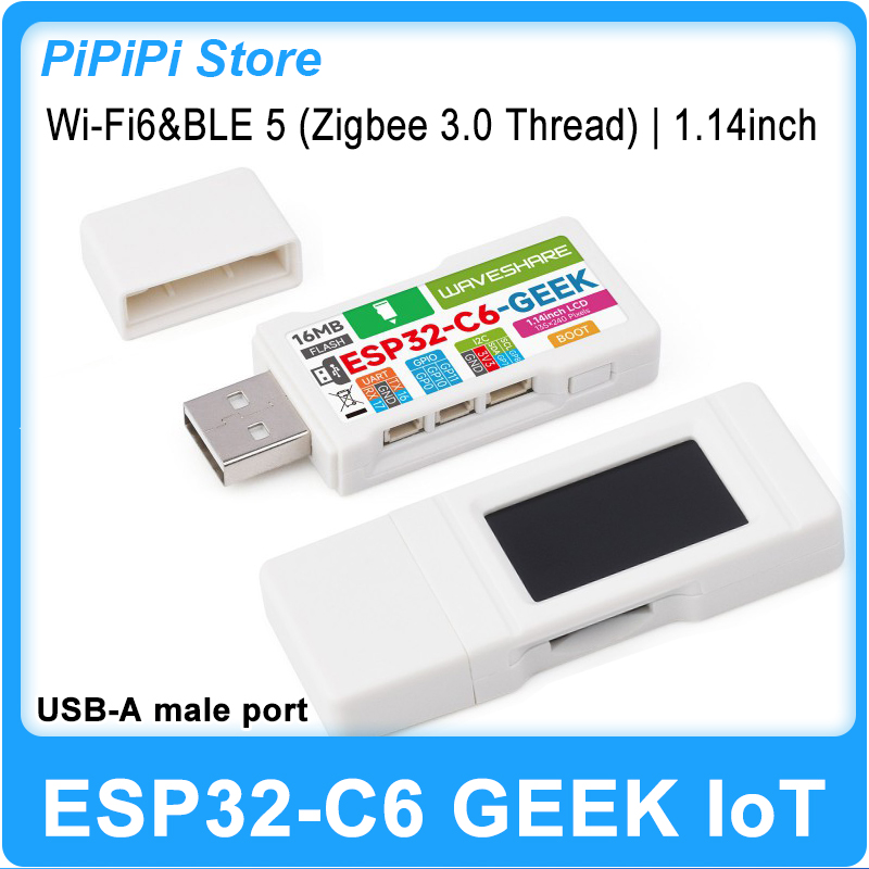 Diy Electronic - ESP32-C6 GEEK Development Board 1.14Inch LCD