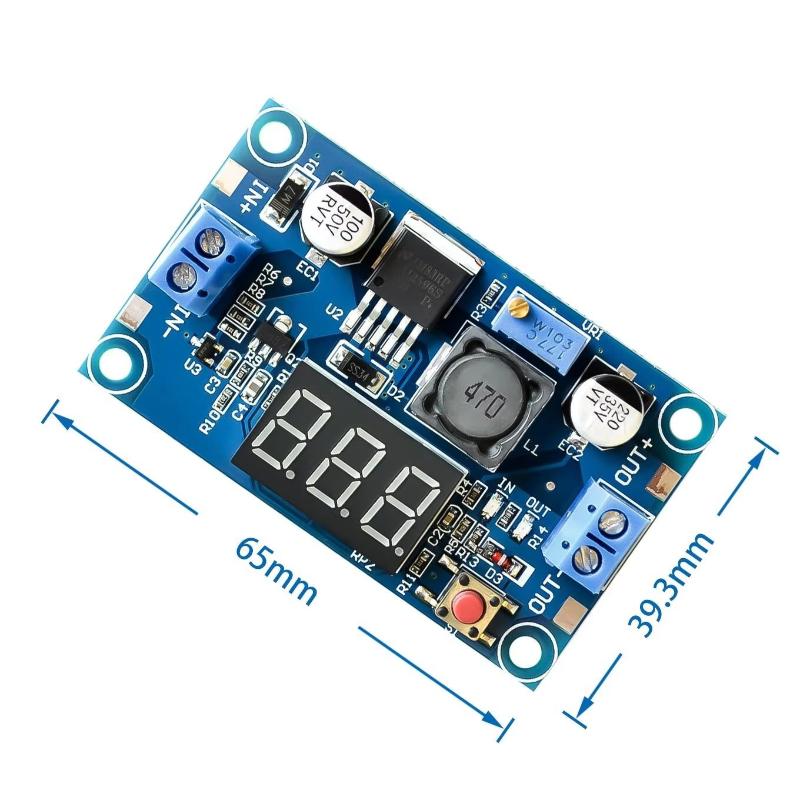 Diy Electronic - LM2596 Power Supply Module With Display