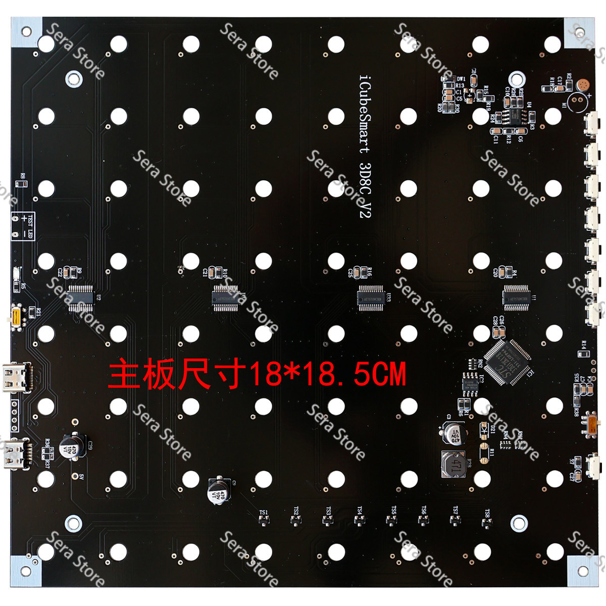 8x8x8 Light Cube DIY Kit 3D8 M - огляд і ціна Diy Electronics Components Kit