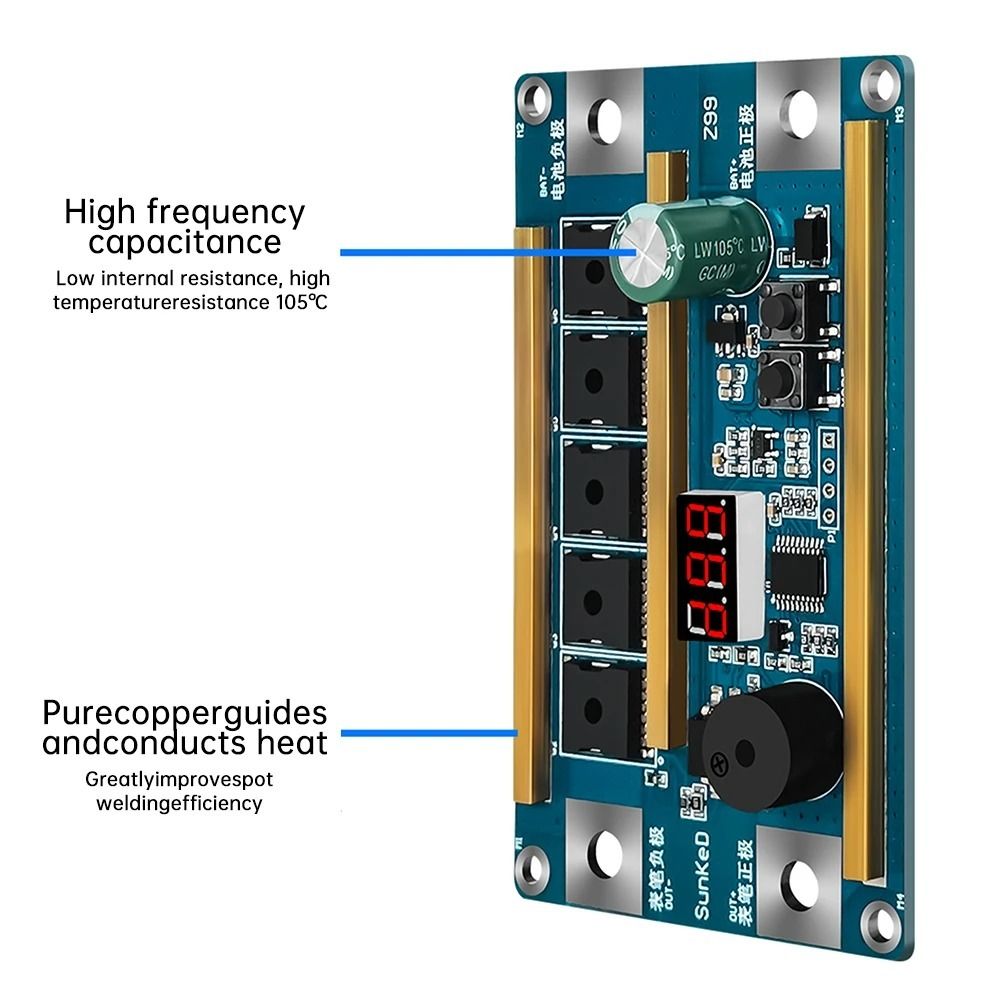 Portable 12V Spot Welder Digit - огляд і ціна Diy Electronics Spot Welder