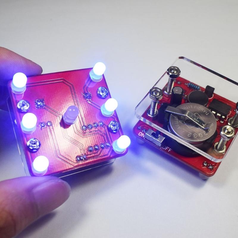Swing Shaking LED Dice Kit Bre - огляд і ціна Best Diy Electronics Kits