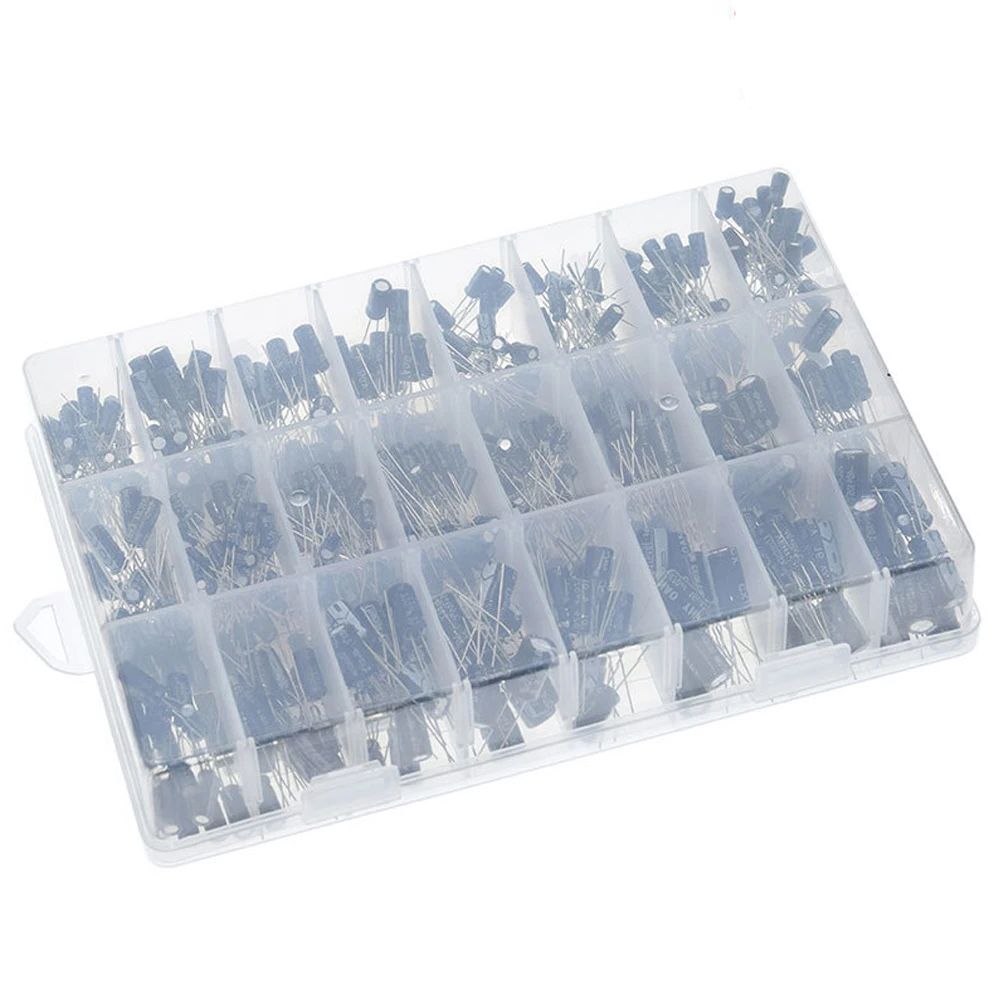 500Pcs Electrolytic Capacitor  - огляд і ціна Capacitor Kit Assortment