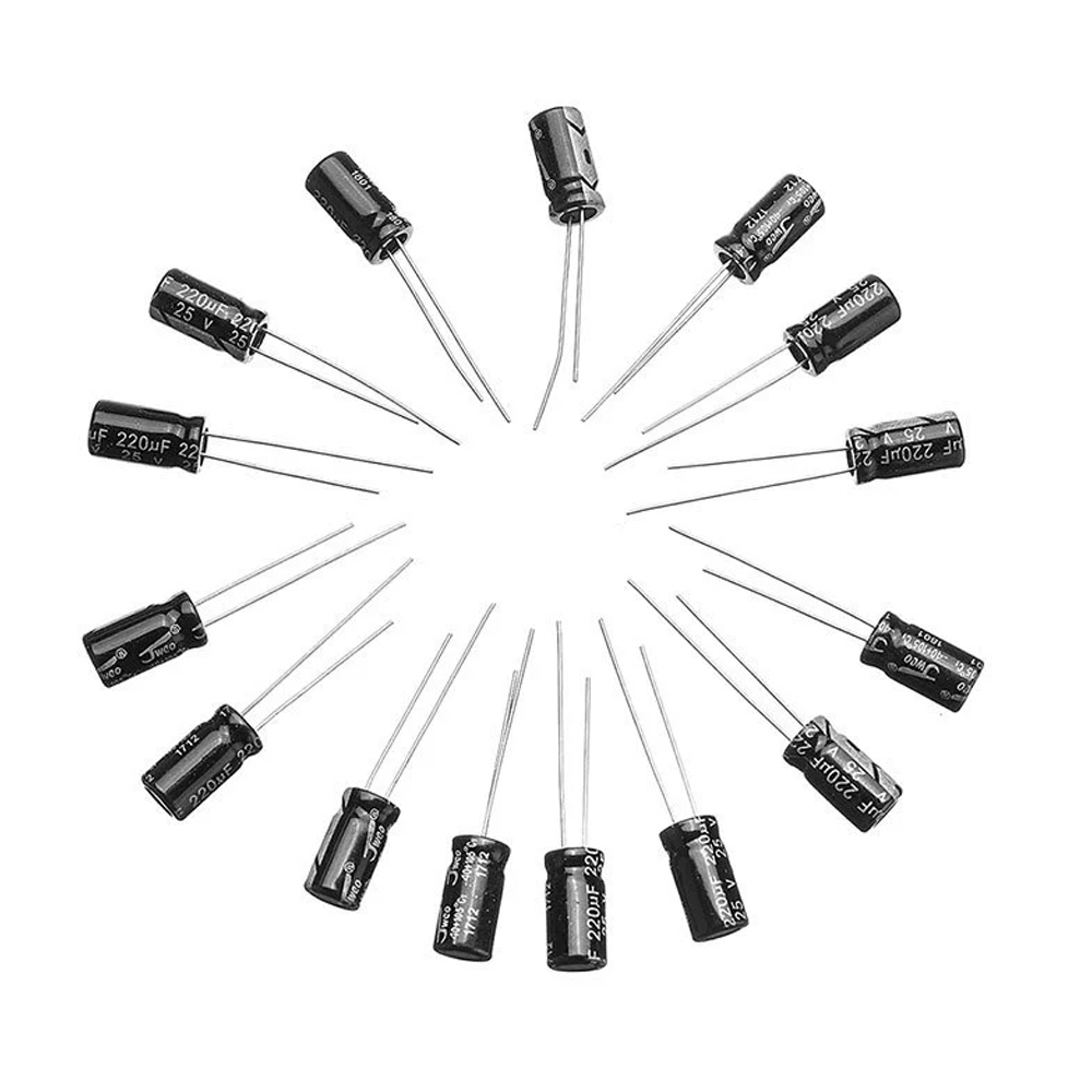 500Pcs Electrolytic Capacitor  - огляд і ціна Capacitor Kit Assortment