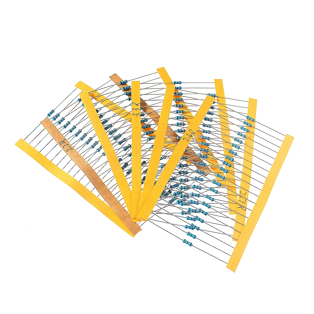 120PCS 1/4W 1% Automotive Airb - огляд і ціна Resistor Kit 1 4W