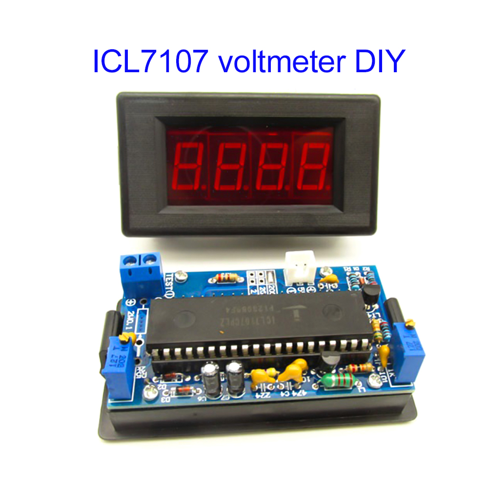ICL7107 Voltmeter DIY Kit Part - огляд і ціна Diy Electronics Components Kit