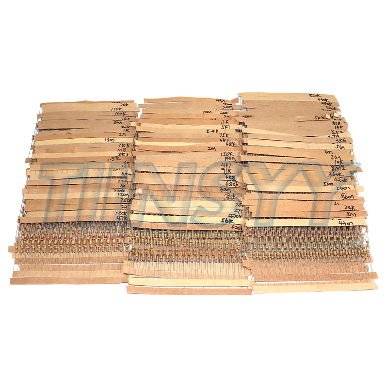 3120pcs 156 Values 1 -10M Ohm  - огляд і ціна Resistor Kit 1 4W
