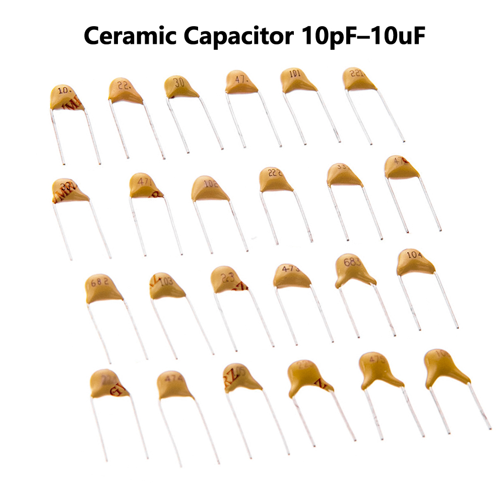 30PF 47PF 100PF 50V Monolithic - огляд і ціна Capacitor Kit Assortment