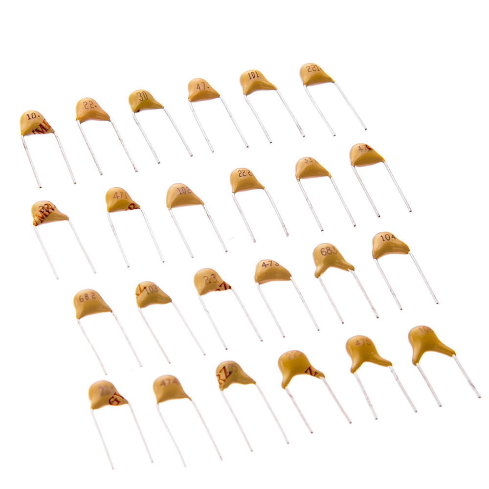30PF 47PF 100PF 50V Monolithic - огляд і ціна Capacitor Kit Assortment