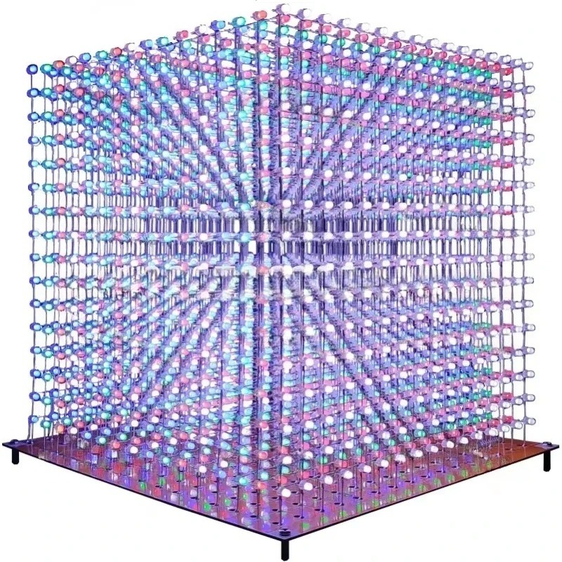 3 D16mini Light Cube Kit 16x16 - огляд і ціна Diy Electronic