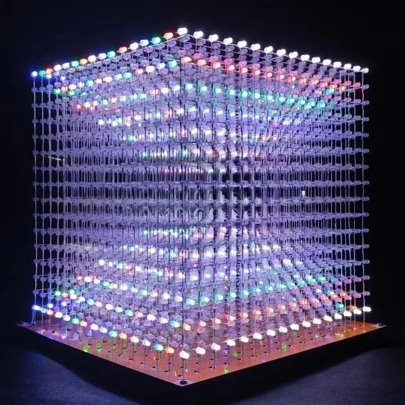 3 D16mini Light Cube Kit 16x16 - огляд і ціна Diy Electronic