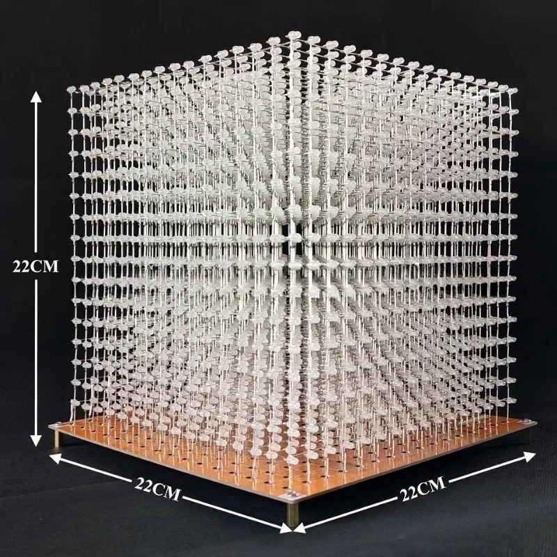 3 D16mini Light Cube Kit 16x16 - огляд і ціна Diy Electronic