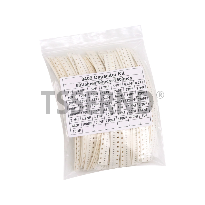 2500pcs 0402 0603 0805 SMD Cer - огляд і ціна Capacitor Kit Assortment