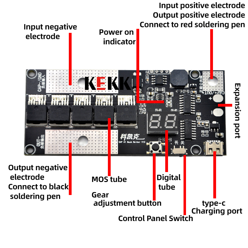K6 Small Handheld Portable DIY - огляд і ціна Diy Electronics Spot Welder