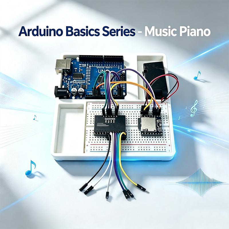 Arduino Basics Series Music Pi - огляд і ціна Diy Electronics Basics