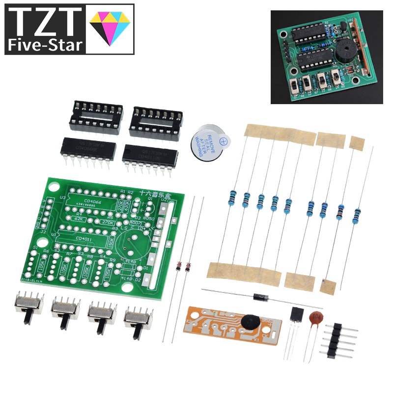 16 Music Sound box BOX-16 Boar - огляд і ціна Diy Electronics Components Kit