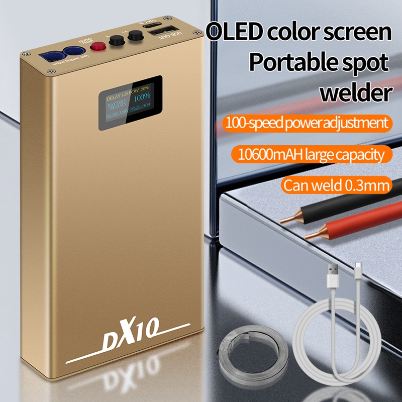 10600mah DX10 Handheld Spot We - огляд і ціна Diy Electronics Spot Welder