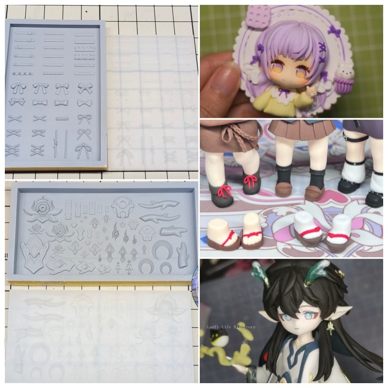 Clay Doll Q Version Shoelaces/ - огляд і ціна Diy Q