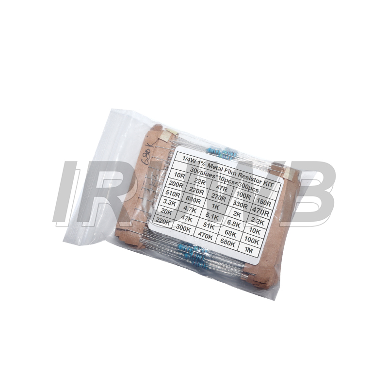 300PCS 1/4W 1/2W 1W Resistance - огляд і ціна Resistor Kit 1 4W