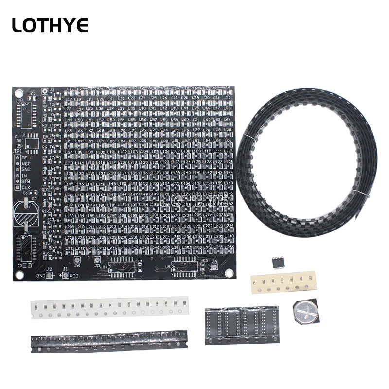 DIY Electronic Kit 256 LED Dot - огляд і ціна Diy Electronics Components Kit