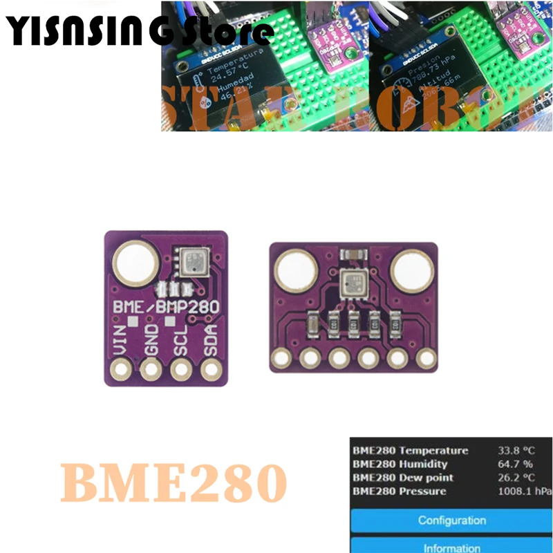 BME280 5V 3.3V Digital Sensor  - огляд і ціна Bme280 Humidity Sensor