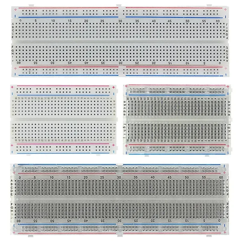 400/830 Tie-Points Breadboard  - огляд і ціна Diy Electronics Breadboard