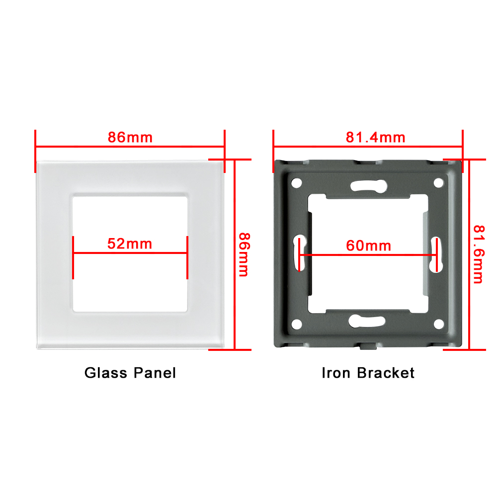 UBARO 86×86mm EU Socket DIY Ki - огляд і ціна Diy Q