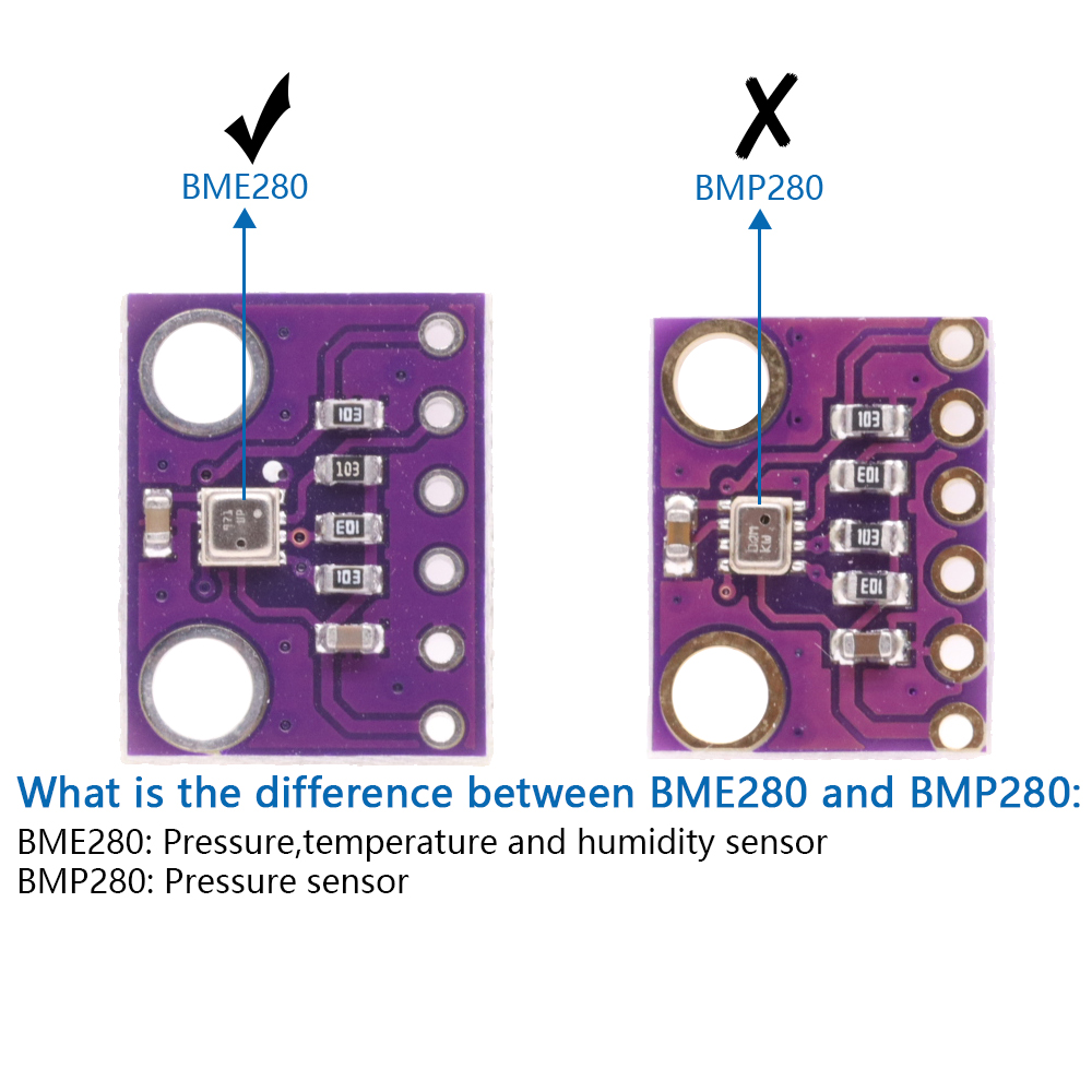 3in1 BME280 3.3V BMP280 5V Dig - огляд і ціна Bme280 Humidity Sensor