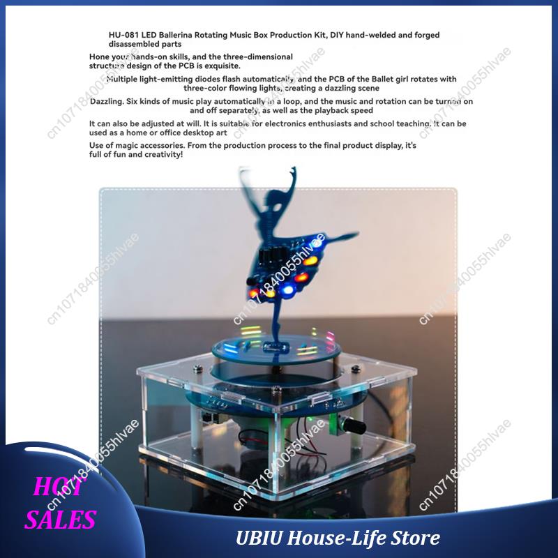Rotating Music Box DIY Electro - огляд і ціна Best Diy Electronics Kits