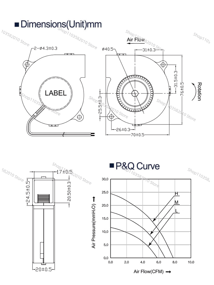 Ultra-Thin 75mm DC Centrifugal - огляд і ціна Diy Electronics Cabinet