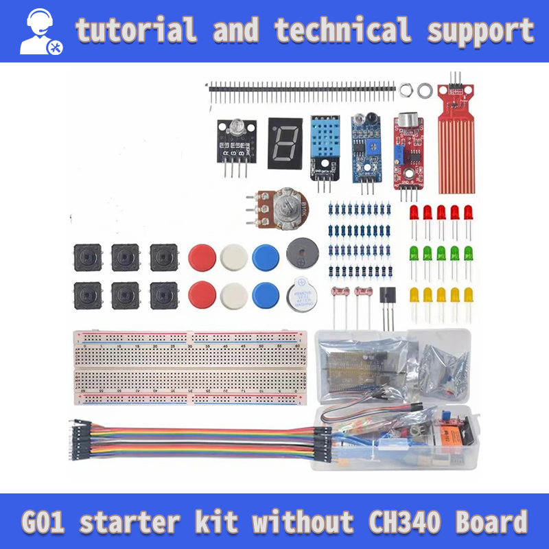 Basic Starter Kit for Arduino  - огляд і ціна Diy Electronics Basics