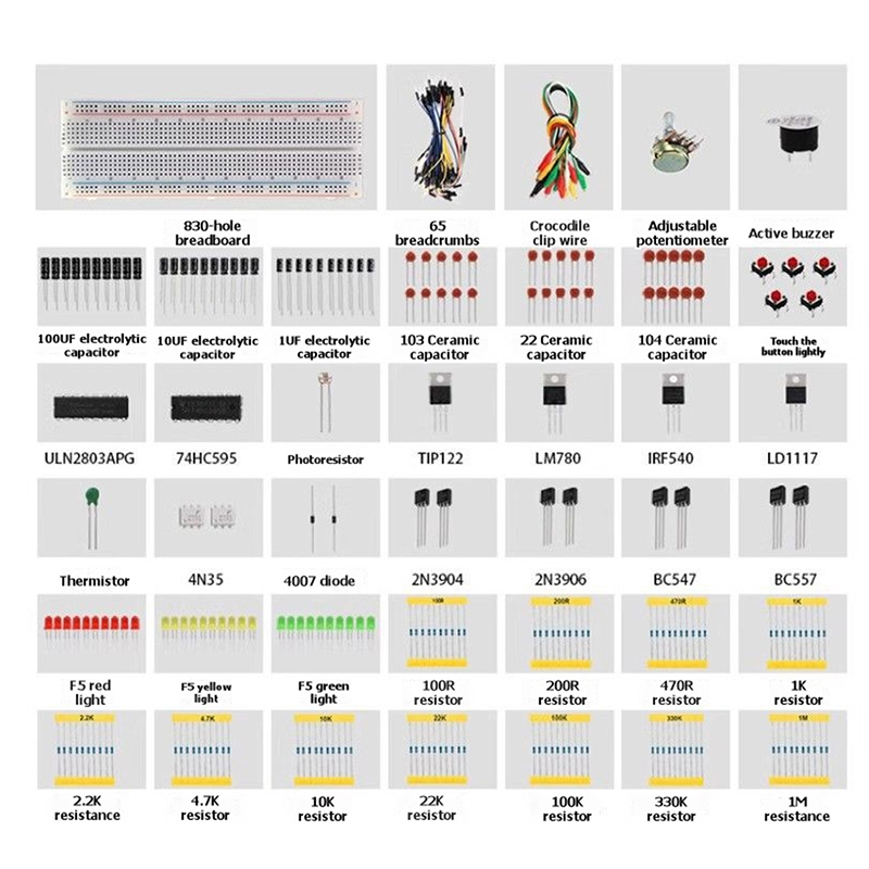 DT98 Electronics DIY Learning  - огляд і ціна Diy Electronics Basics