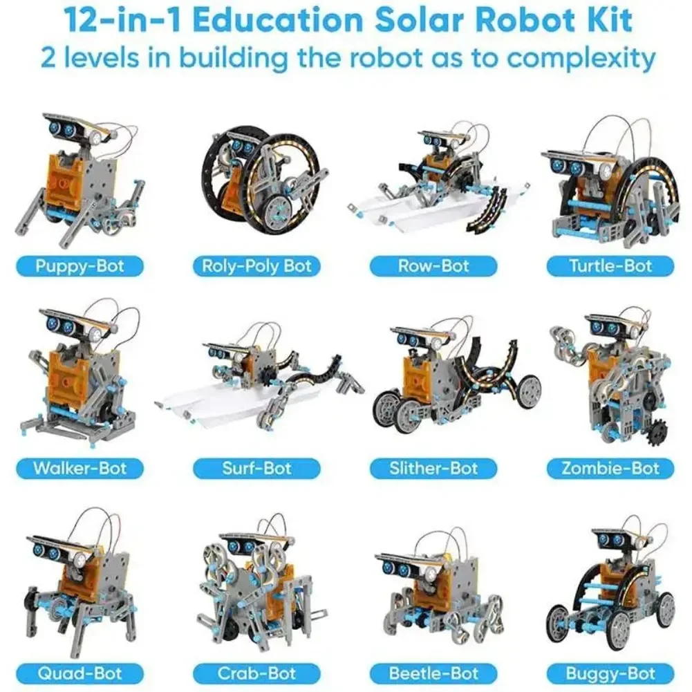 13 in 1 Solar Powered Robot Sc - огляд і ціна Diy Electronics Components Kit