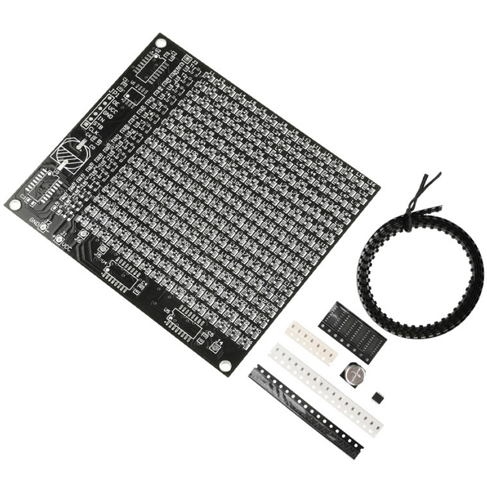 64/256 LED SMD Dot Matrix Adve - огляд і ціна Diy Electronics Components Kit